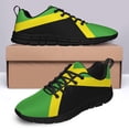 thumbnail image 4 of Men Women Jamaican Shoes Unisex Adult Running Shoes Breathable Casual Sport Tennis Sneakers Black Size 11.5, 4 of 5