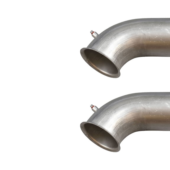 2 Pack 5 inch Heavy Duty Aluminum Exhaust Pipe - Exhaust Tube Replacement Replaces Peterbilt 14-14256 562.U7514256A PTR1414256