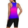 thumbnail image 4 of Women Tankini Swimsuit Tummy Control Top With Shorts Two Piece Bathing Suit, 4 of 6