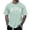 47Mint Green230, variant on WERYOUNG Mens T-Shirts Summer Casual Letter Printed T-Shirt Short Sleeve O Neck Tees Comfortable Top L