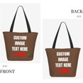thumbnail image 4 of Custom Tote Bag With Logo Photo, Custom Bag, Personalized Shopping Bags Reusable Grocery Bags Bulk For Work Travel Gifts, 4 of 8