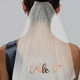 thumbnail image 4 of 1 juego de faja y velo para futura novia para decoraciones de despedida de soltera y accesorios para despedida de soltera Incluye pegatinas y tocado, 4 of 8