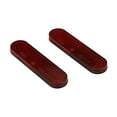 thumbnail image 2 of Oval Reflective Plate E-mark Certified Adhesive Reflective Plate Retro Reflector 2PCS Red, 2 of 8