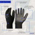 thumbnail image 5 of 10 Pairs Work Gloves–Heavy Duty Black Small Rubber Coated Safety Work Gloves–Multipurpose Gloves, 5 of 7