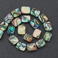 thumbnail image 5 of 20 Packs Natural Abalone Shell Rectangle Charms Abalone Shell Beads with Storage Containers for DIY Jewelry Making 10x8mm DIY, 5 of 9