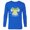 Royal, variant on Star Wars The Mandalorian Grogu Galaxy’s Greetings Holiday Standard - Long Sleeve T-Shirt for Men – Customized-White