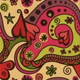 thumbnail image 1 of Ahgly Company Machine Washable Indoor Square Transitional Cranberry Red Area Rugs, 6' Square, 1 of 7
