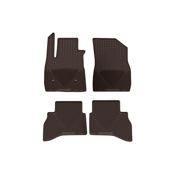 WeatherTech All-Weather Floor Mats compatible with 2020-2026 Buick Encore GX - 1st & 2nd Row, Cocoa