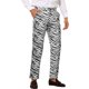thumbnail image 5 of Pantalones impresos INSPIRE CHIC para hombre, pantalones rectos con estampado de leopardo, 32 negro y blanco, 5 of 5
