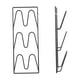thumbnail image 4 of 2x Organizador de tapas de ollas sobre la puerta Organizador de tapas de cocina Organizador de encimeras Soporte de tapas de ollas montado en la, 4 of 9