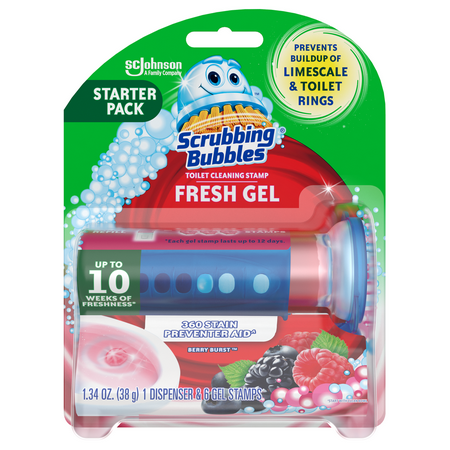 Scrubbing Bubbles Toilet Clean Gel Berry