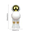 thumbnail image 2 of Ganfancp Astronauta Altavoz Bluetooth Inalámbrico Colorida Luz Nocturna Mini Altavoz Portátil Pequeño Adorno Rebajas Hoy Liquidación 1X Audio + 1X Manual + 1X Cable de Carga, 2 of 5