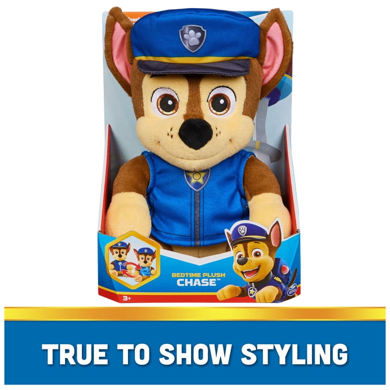 Paw Patrol Bedtime Plush Chase Reversible Outfit Soft Toy with