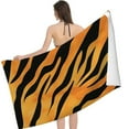 thumbnail image 2 of PHYHOO Tiger Skin Print Microfiber Beach Towel, Animal Pattern Large Oversized Beach Towel Lightweight Quick Dry Soft Absorbent Bath Towel, Sand Free Towel for Swimming Travel Sports 30x60in, 2 of 8