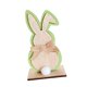 thumbnail image 3 of Adorno decorativo de conejito de Pascua, artesanía, escritorio, pasillo, suministros para fiestas, interior, conejo Verde, 3 of 9