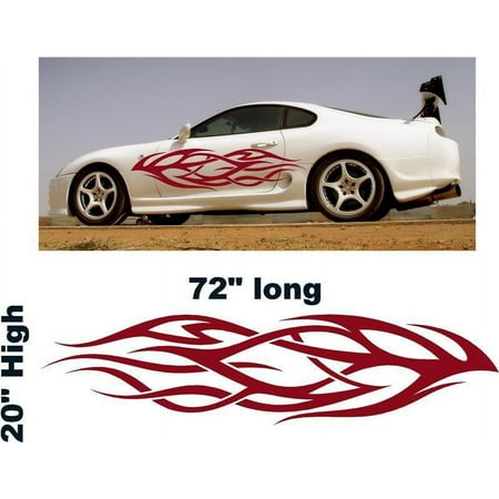 Tribal Flame Auto Truck Boat Car Stickers Decals Side Sets PF07 Tribal Flame Auto Truck Boat Car Stickers Decals Side Sets PF07