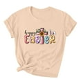 thumbnail image 2 of EGNMCR Easter Easter Chemises pour Femmes Chemises Imprimé T-shirt à Manches Courtes Imprimé de Mode pour Femmes T-shirt à Manches Courtes à Col Rond Imprimé Easter T-shirt pour Femmes, 2 of 3