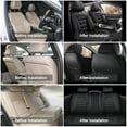 thumbnail image 6 of AFUNTIO Leather 5 Seat Covers for Honda 99% Models,Car Seat Cushions Full Set,Waterproof Car Sit Protectors,Nonslip Interior Accessories(Solid Black), 6 of 6
