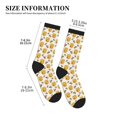 thumbnail image 2 of Crew Socks for Women Men, beehives honey bees cute  Moisture Running Athletic Football Striped Socks Cushion Tube Socks, 2 of 7