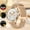 Golden+pink, variant on AK60 Women's Smartwatch, 1.27" HD AMOLED Touchscreen, BT 5.1 Call/Message, Fitness/Sleep Monitor, 2 Bands, Compatible with Android & iPhone