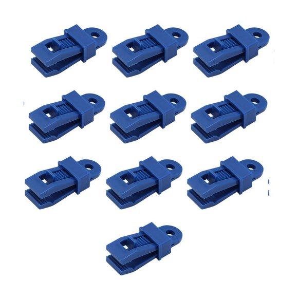 Pleteffect Tarp Clips - Plastic, Heavy Duty, for Camping/Outdoor, Windproof/Waterproof