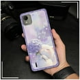 thumbnail image 6 of LYM-Phone Case For Nokia C110 4G, Phone Pouch Back Cover Graffiti Durable Animals Soft case Shockproof Silicone Cute TPU Protective Full wrap Fashion Design Dirt-resistant Cartoon, 6 of 9