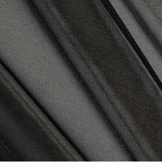 10 yards 120 Wide Sheer Voile Chiffon Fabric By Yard Draping Panel  Wedding, (Color: Black) 