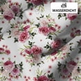 thumbnail image 4 of Vintage Floral Shower Curtain Home Decor Pink Peony Rose Shower Curtains for Bathroom Botanical Plant Green Leaves Polyester Fabric Waterproof Flower Bathroom Curtain with 12 Hooks 72"*72", 4 of 6