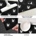 thumbnail image 3 of Black Cat Head Pattern Kitchen Rug Mat,Kitchen Runner Rugs Non Skid Washable,Decorative Kitchen Floor Mats for Kitchen,Sink,Laundry,17"X47", 3 of 5