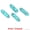 Green pine, variant on 4 Pack Natural Mixed Stone Double Terminated Hexagonal Crystal Wands, 1.2 Inch (30mm) Small Polished Crystal Points, Healing Crystals for Reiki Yoga Meditation Chakra Healing Home Decor