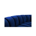 thumbnail image 6 of Meridian Furniture Infinity Navy Velvet 2pc. Modular Sectional, 6 of 11