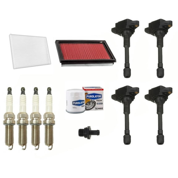 Direct Ignition Coils Spark Plugs & Filters For Nissan Sentra 2.5L 2007-12