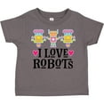 thumbnail image 3 of Inktastic I Love Robots Cute Robotics Girls Toddler T-Shirt, 3 of 5