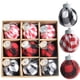 thumbnail image 4 of Inteprter Adornos de bolas de Navidad vibrantes Decoraciones festivas Adornos festivos Decoraciones de bolas de Navidad Kits de decoración para fiestas A, 4 of 6