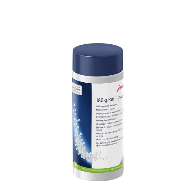 Botella recargable Milk System Cleaner Jura de 180 g (minitápsulas)
