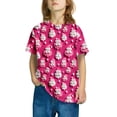 thumbnail image 2 of Darzheoy Christmas Shirts 3-13 Toddler Boy Girls Merry and Bright T-Shirt Christmas Lights Graphic Tees Holiday Tops, 2 of 3