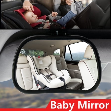 3.5*2.3*1.1" Universal Car Wide Baby Rear View Mirror Ward Seat Safety Infant Child Toddler
