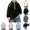 Black, variant on YOUYEDIAN Boys Sweatshirts Fall Winter Fashion 1/4 Zip up Mock Neck Fleece Pullover Tops