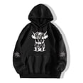 thumbnail image 2 of WEAIXIMIUNG Sweat à Capuche Zippé pour Femmes Mignon Manches Longues Adulte Imprimé Graphique Vache Pull Chandails en Molleton à Cordon, 2 of 6