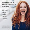 thumbnail image 2 of Multi Collagen Peptides Powder – Hydrolyzed Type I & III Grass-Fed Bovine Collagen – Unflavored Protein for Hair Skin Nails, Joints & Mobility – Keto Paleo – 41 Servings, 2 of 8