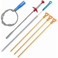thumbnail image 1 of 6 Pack Clog Remover Drain Relief Auger Cleaner Tool,sink Drain And Snake Overflow Cleaning Brush, Sewer Hair, 1 of 5