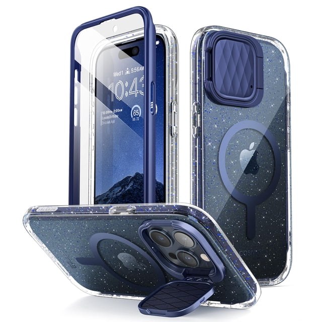 Funda de teléfono i-Blason Cosmo Magnetic con funda de cámara para iPhone 15 Pro Max