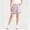 Purple, variant on Girls Athletic Shorts Ice Silk Solid Elastic Waist Baggy Shorts Lightweight Breathable Running Shorts Purple Size 5T