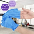 thumbnail image 3 of MED PRIDE Nitrile Vinyl Gloves – Non Latex Gloves, Powder-Free, Rubber-Free Disposable Medical Gloves for Cleaning, Cooking & Exams, Medium, 100-Pack, 3 of 5