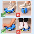thumbnail image 2 of Nueva pelota de disco para perros, juguetes interactivos para perros con forma de platillo volador, pelota emergente para perros, juguetes para mascotas de forma variable (azul), 2 of 5