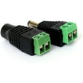 thumbnail image 3 of Conector de alimentación CC resistente, conector adaptador para cámara de seguridad CCTV, tira de luz LED, compatible con plug and play, el PVC ecológico proporciona un aislamiento superior, 3 of 5
