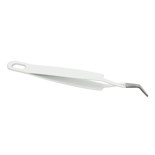 Pinzas de acero inoxidable, pinzas para pestañas, pinzas curvas con punta curva, pinzas para pestañas, eficiencia óptima