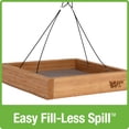 thumbnail image 3 of 'Nature's Way Bamboo Tray Bird Feeder 2QT, Brown, 3 of 6