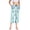 Breeze Blue Blossoms, variant on Women's Cropped Pajama Pants Wide-leg Summer Sleep Pants with Pockets Loose Fit Comfy Pj Pants ,Pink-strawberry Heart Print S