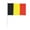 Belgium, variant on Set of 32 small flags of countries around the world, hand-waved, for desk decoration (8x6 inches)